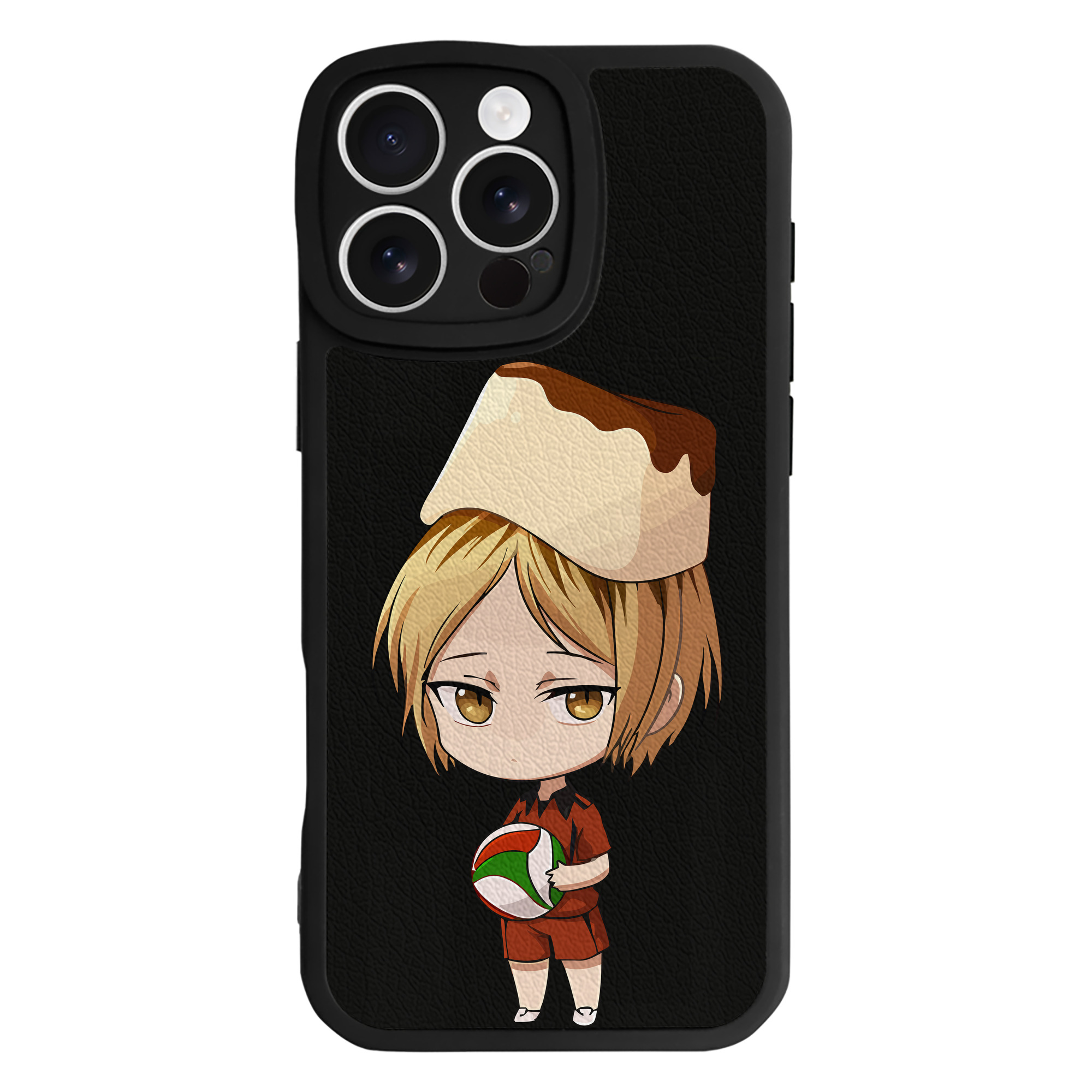 （画像用） ハイキュー!! Haikyu!! 【iPhone 16シリーズ対応】シリコンスマホケース（レザー調） 材質：シリコン